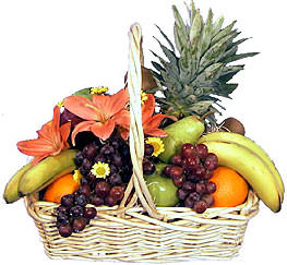 Большая фруктовая корзина - купить с доставкой  в Рязани